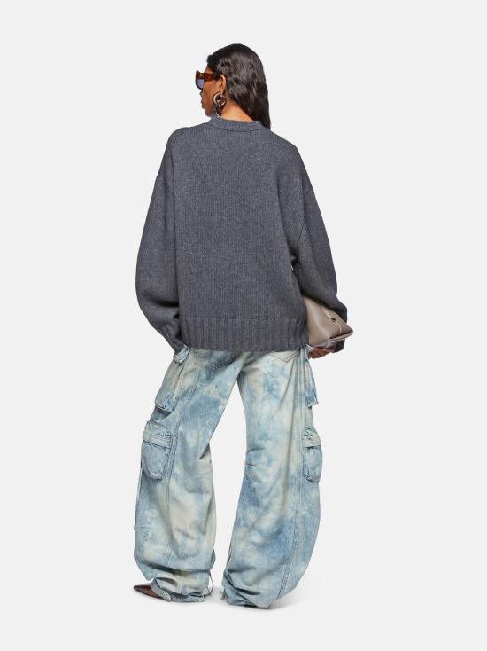 24FW 디 아티코 스웨터 248WCK107 KW046084 Grey - THE ATTICO