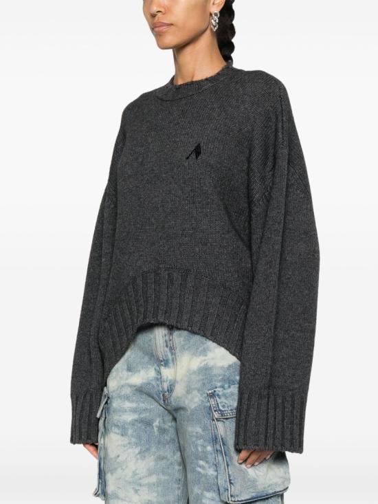 24FW 디 아티코 스웨터 248WCK107 KW046084 Grey - THE ATTICO