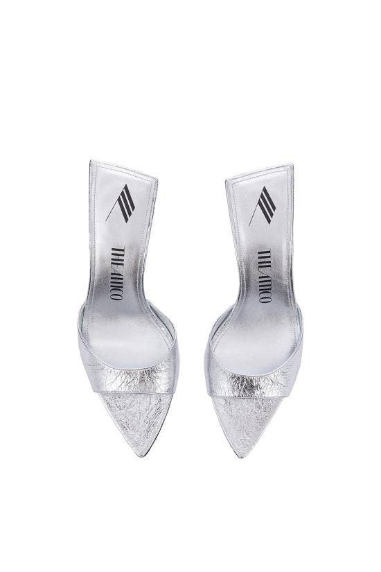 24FW 디 아티코 뮬/슬리퍼 248WS838 L070002 Silver - THE ATTICO