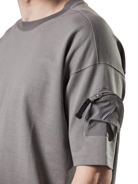 24FW 톰크롬 반팔 티셔츠 IMTS800ASHGREY Grey - THOM KROM