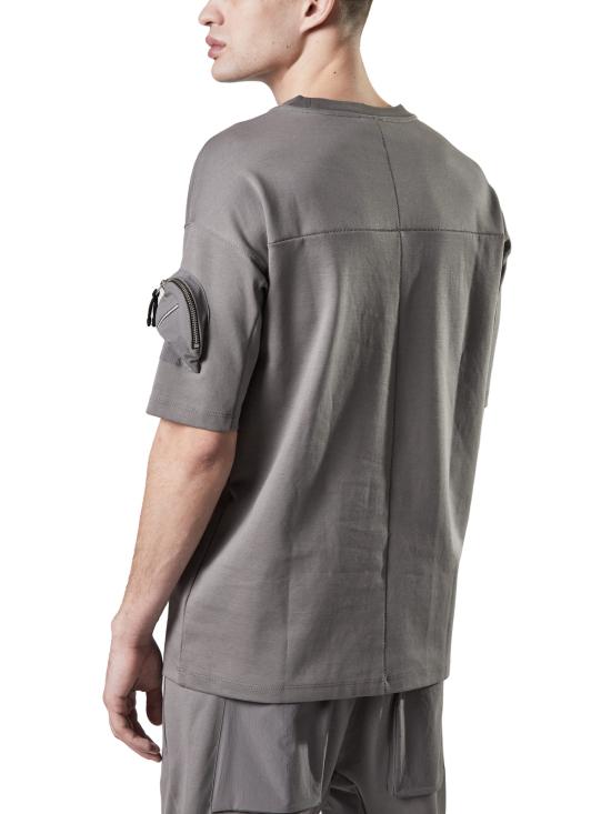 24FW 톰크롬 반팔 티셔츠 IMTS800ASHGREY Grey - THOM KROM