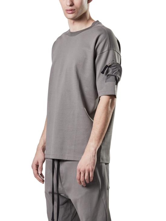 24FW 톰크롬 반팔 티셔츠 IMTS800ASHGREY Grey - THOM KROM