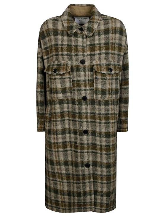 24FW 이자벨마랑에뚜왈 코트 24AMA0018FD B3D04E KHAKI ECRU KAEC Beige