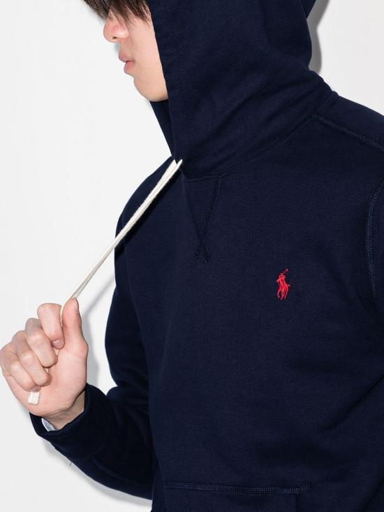 25FW 랄프 로렌 후드 티셔츠 710766778007 Cruise navy Blu - RALPH LAUREN