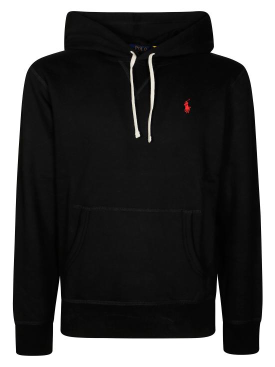 25FW 랄프 로렌 후드 티셔츠 710766778008 Polo black Nero