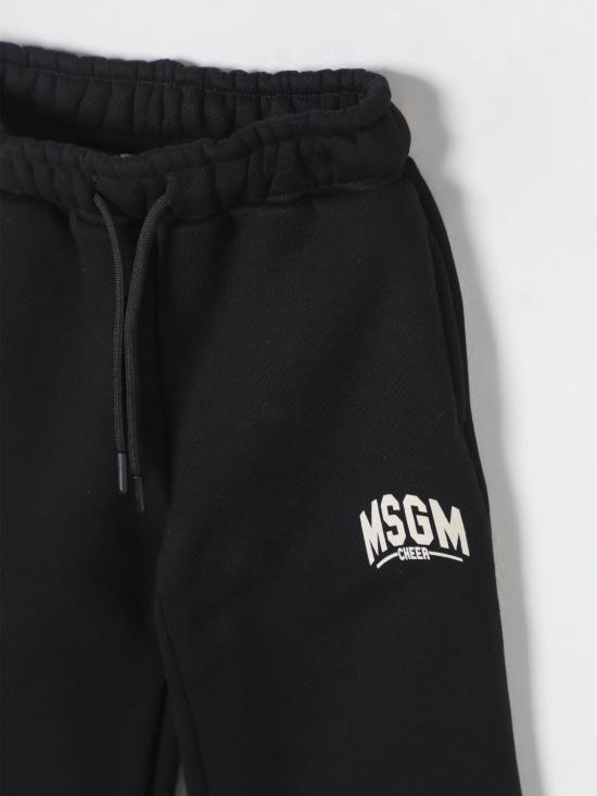 25FW [키즈] 엠에스지엠 스트레이트 팬츠 F4MSJBFP227 110 Black - MSGM