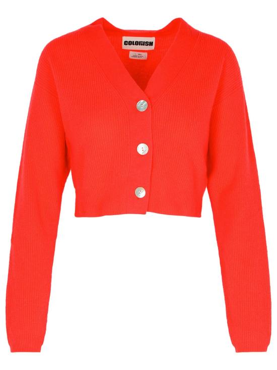  컬러러시 가디건 AW24 C 011655 Red