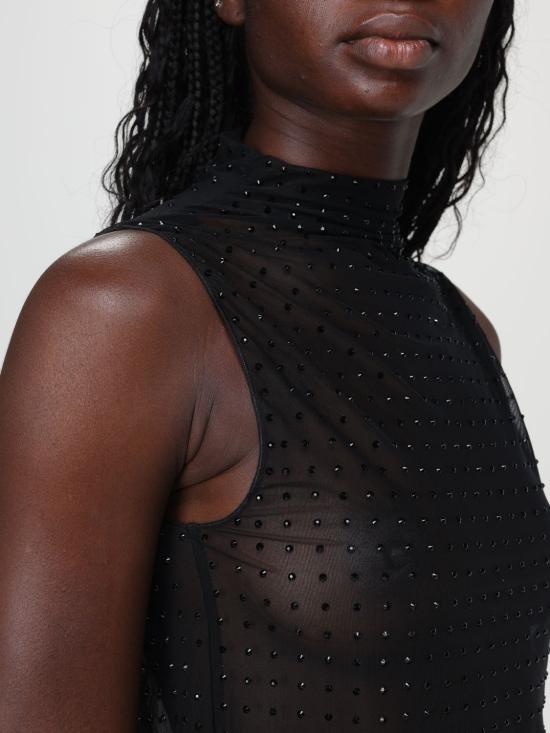 25FW 핑코 민소매 티셔츠 103913A220 Z99 Black - PINKO