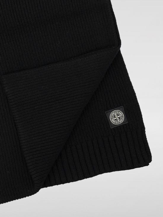 25FW [키즈] 스톤 아일랜드 스카프 8116N02Z3 V0029 Black - STONE ISLAND