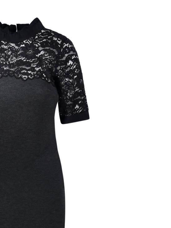 24FW 파로쉬 미디 원피스 REMIX D725442 037 GRIGIO SCURO - PAROSH