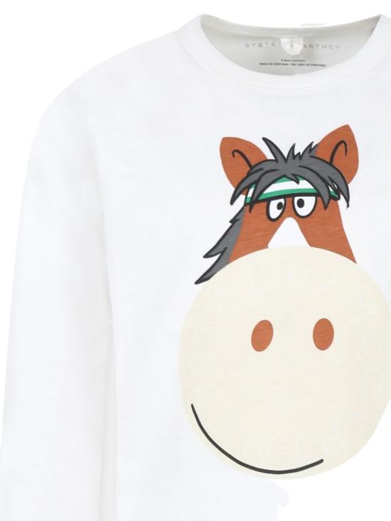 24FW [키즈] 스텔라 맥카트니 티셔츠 TV8R90 Z0434 101 IVORY - STELLA MCCARTNEY