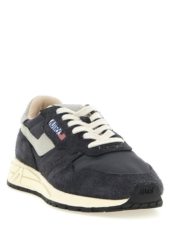 26SS 오트리 릴윈드 로우 나일론 스웨이드 스니커즈 WWLMNC05 Black - AUTRY