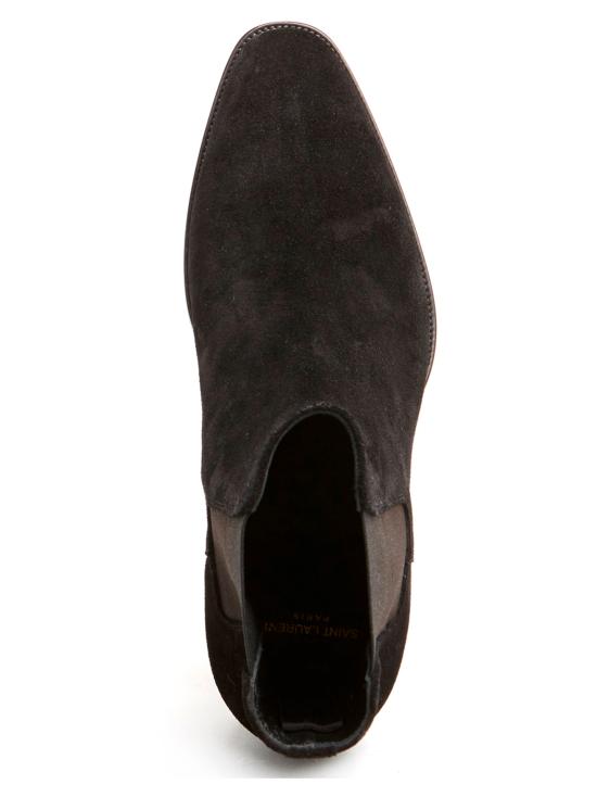 25FW 생로랑 와이어트 첼시 부츠 443208BT3001000 Black - SAINT LAURENT