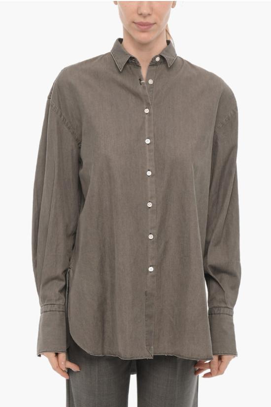  피나모레 셔츠 C0505D LIV 01 Gray