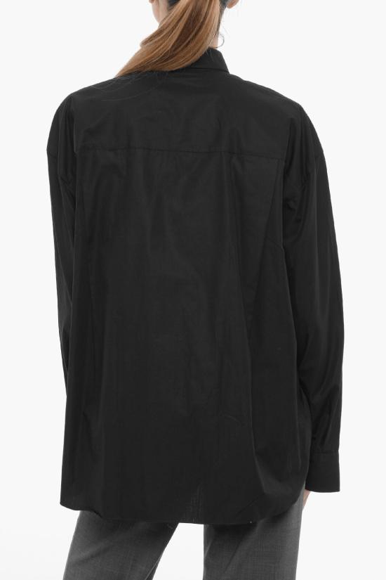  피나모레 셔츠 C0147 ORIANAPD 48 Black - FINAMORE