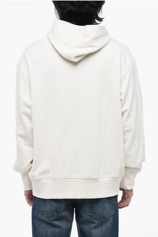  디젤 후드 티셔츠 A08642 0JFAV 141 White - DIESEL