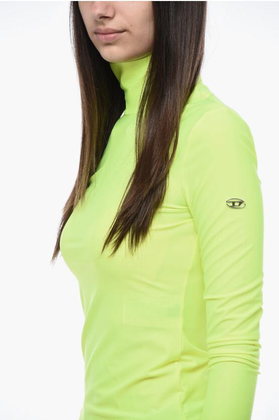  디젤 긴팔 티셔츠 A09266 0AHAZ 23M Yellow - DIESEL