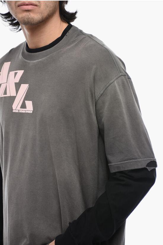  디젤 긴팔 티셔츠 A09903 0BKAZ 93RA Anthracite - DIESEL