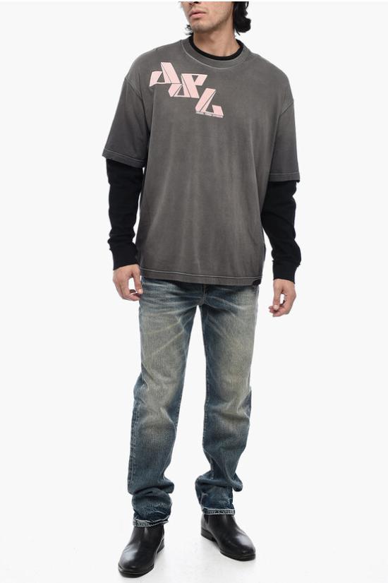  디젤 긴팔 티셔츠 A09903 0BKAZ 93RA Anthracite - DIESEL