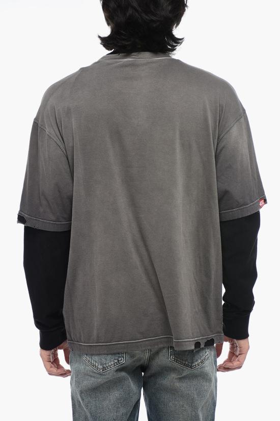  디젤 긴팔 티셔츠 A09903 0BKAZ 93RA Anthracite - DIESEL