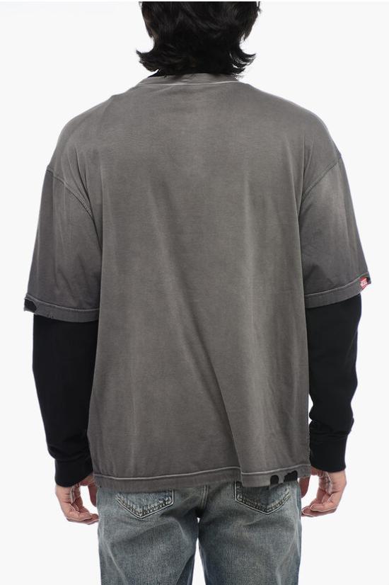  디젤 긴팔 티셔츠 A09903 0BKAZ 93RA Anthracite - DIESEL