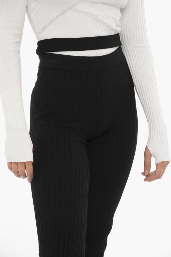  안드레아 아다모 스트레이트 팬츠 ADFW23PA06770473 0473 Black - ANDREA ADAMO