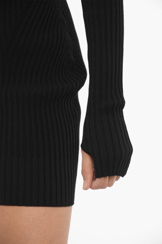  안드레아 아다모 숏 원피스 ADFW23DR11770473 0473 Black - ANDREA ADAMO