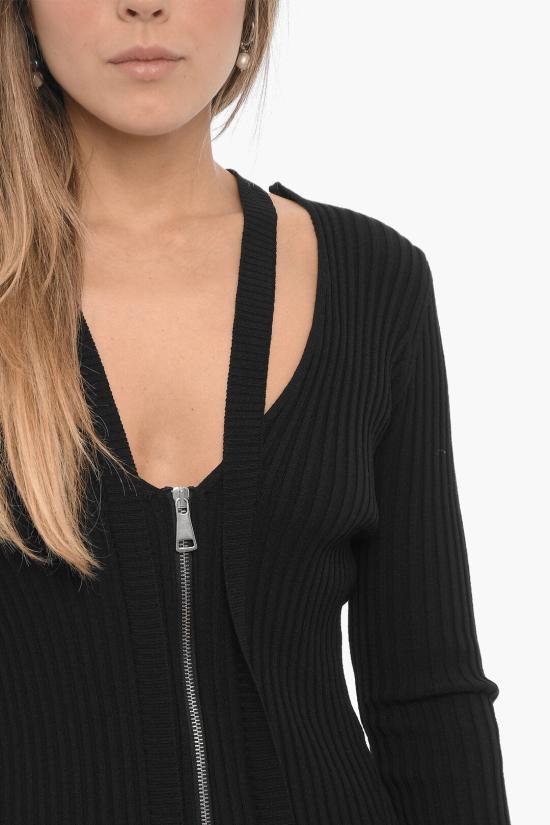  안드레아 아다모 숏 원피스 ADFW23DR11770473 0473 Black - ANDREA ADAMO