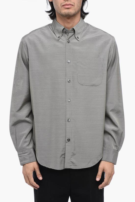  포스디자인스 긴팔 셔츠 S231320967 0690 Black White