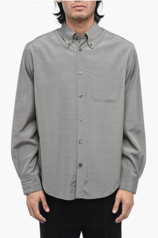  포스디자인스 긴팔 셔츠 S231320967 0690 Black White