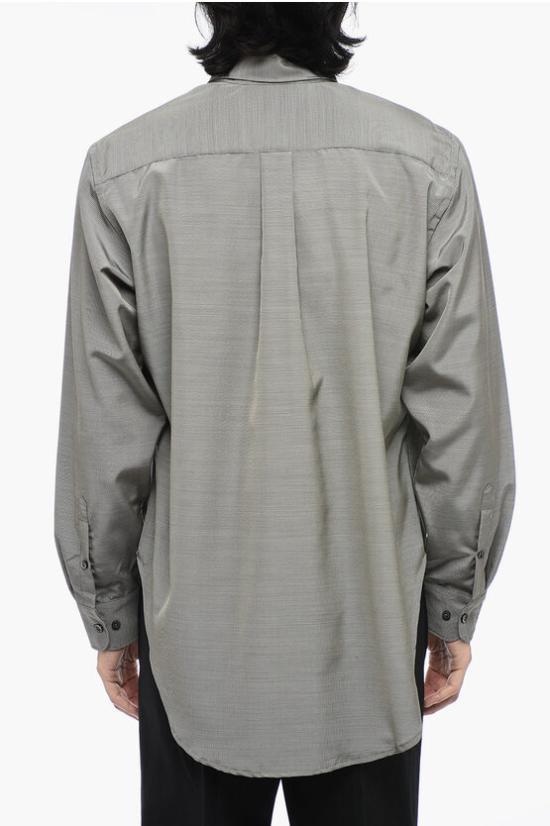  포스디자인스 긴팔 셔츠 S231320967 0690 Black White - 4SDESIGNS