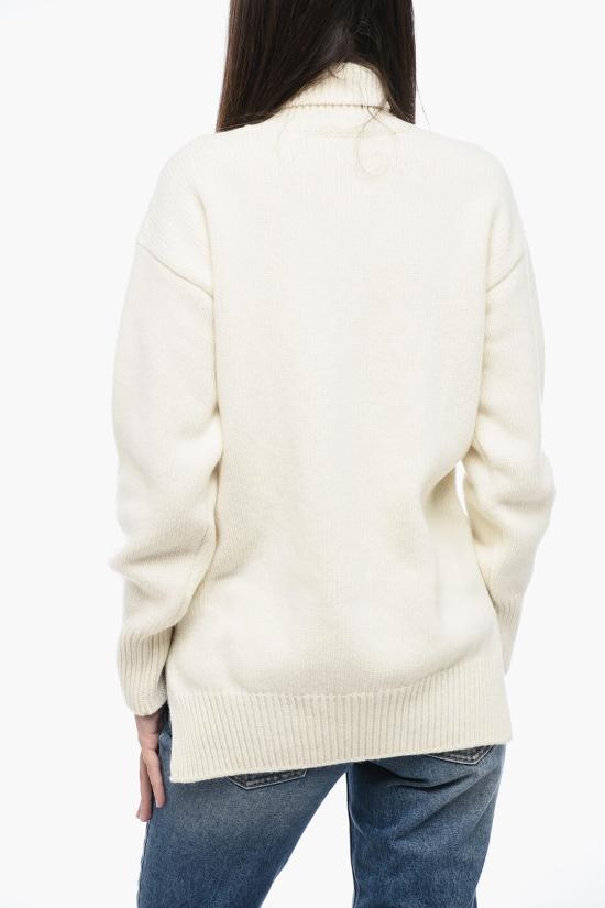  오프화이트 터틀넥 OWHF044F23KNI0010445 Beige - OFF WHITE