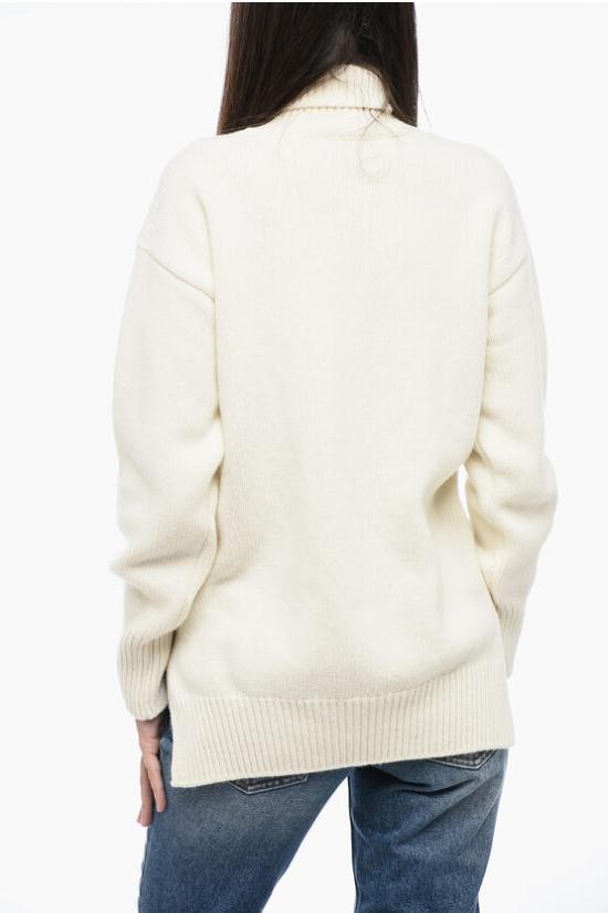  오프화이트 터틀넥 OWHF044F23KNI0010445 Beige - OFF WHITE