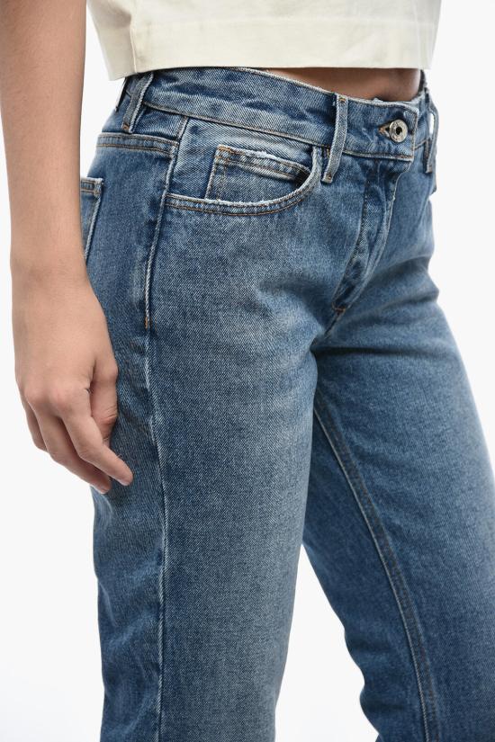  오프화이트 데님 팬츠 OWYA061F23DEN0014500 Blue - OFF WHITE
