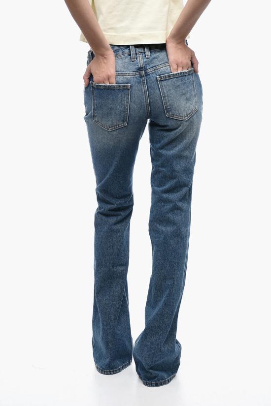  오프화이트 데님 팬츠 OWYA061F23DEN0014500 Blue - OFF WHITE