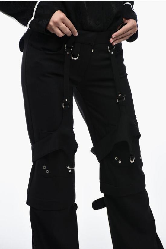  오프화이트 트레이닝/조거 팬츠 OWCF020F23FAB0011000 Black - OFF WHITE