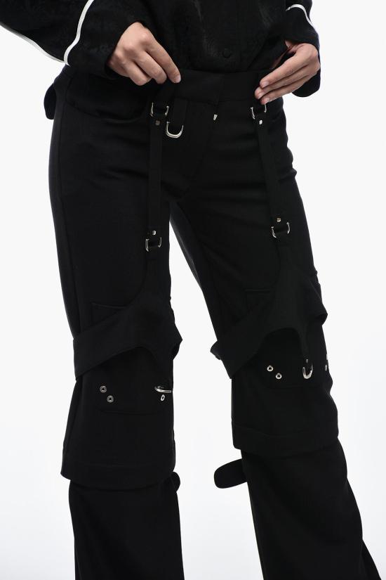  오프화이트 트레이닝/조거 팬츠 OWCF020F23FAB0011000 Black - OFF WHITE