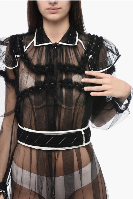  마르지엘라 롱 원피스 S31CT0993 S54505 900 Black - MAISON MARGIELA