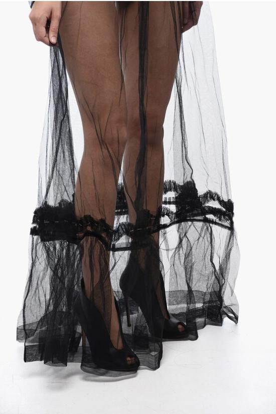  마르지엘라 롱 원피스 S31CT0993 S54505 900 Black - MAISON MARGIELA