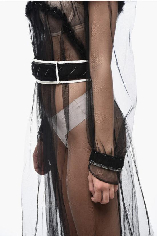  마르지엘라 롱 원피스 S31CT0993 S54505 900 Black - MAISON MARGIELA