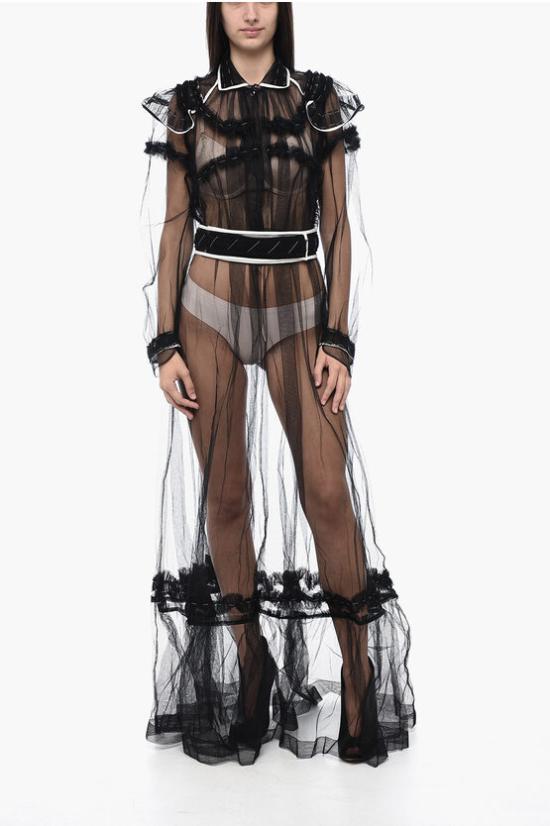  마르지엘라 롱 원피스 S31CT0993 S54505 900 Black