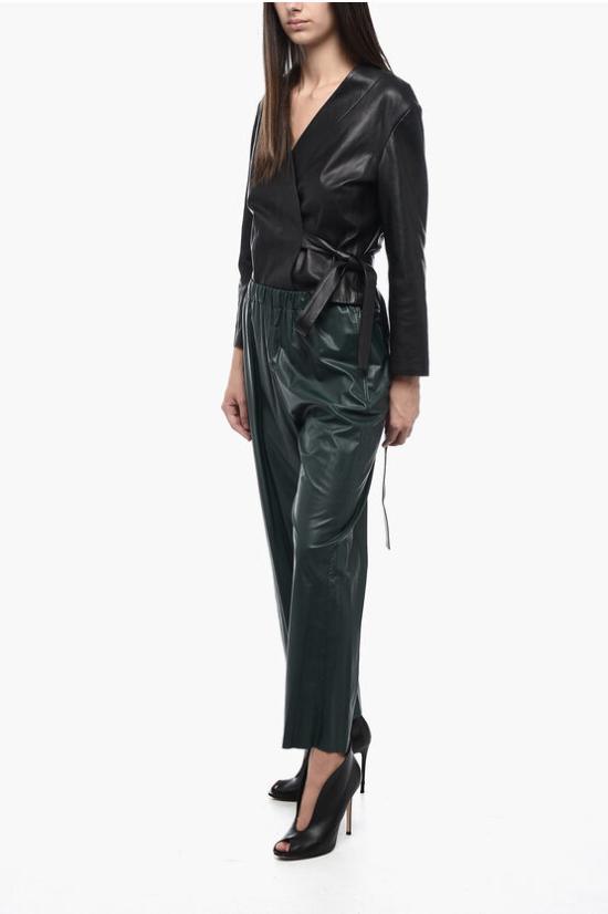  마르지엘라 스트레이트 팬츠 S52KA0423 S53057 632 Green - MAISON MARGIELA