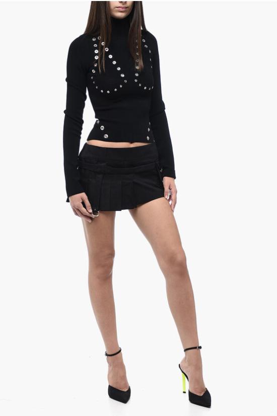  오프화이트 롱 스커트 OWCY003F23FAB0021000 Black - OFF WHITE