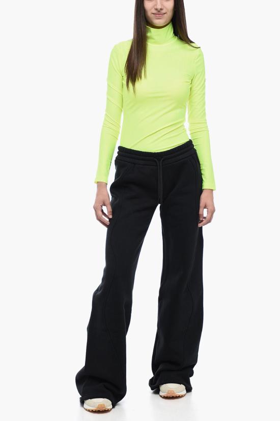  오프화이트 스트레이트 팬츠 OWCH020F23JER0011000 Black - OFF WHITE