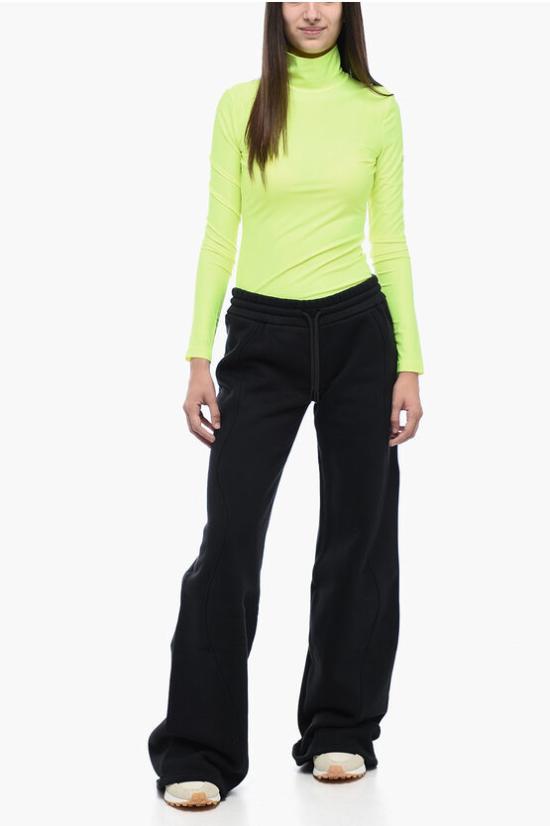  오프화이트 스트레이트 팬츠 OWCH020F23JER0011000 Black - OFF WHITE