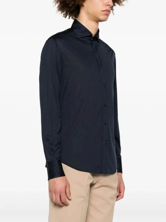 26SS 브루넬로 쿠치넬리 프렌치 칼라 셔츠 MD8216686C4425 - BRUNELLO CUCINELLI