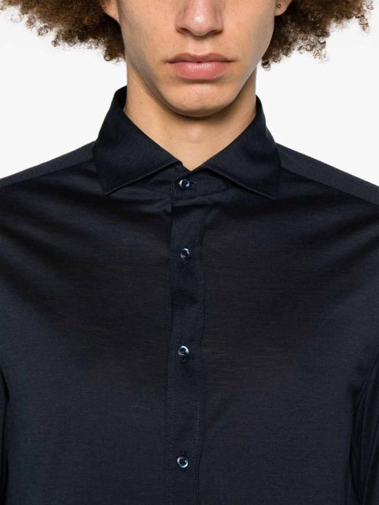 26SS 브루넬로 쿠치넬리 프렌치 칼라 셔츠 MD8216686C4425 - BRUNELLO CUCINELLI