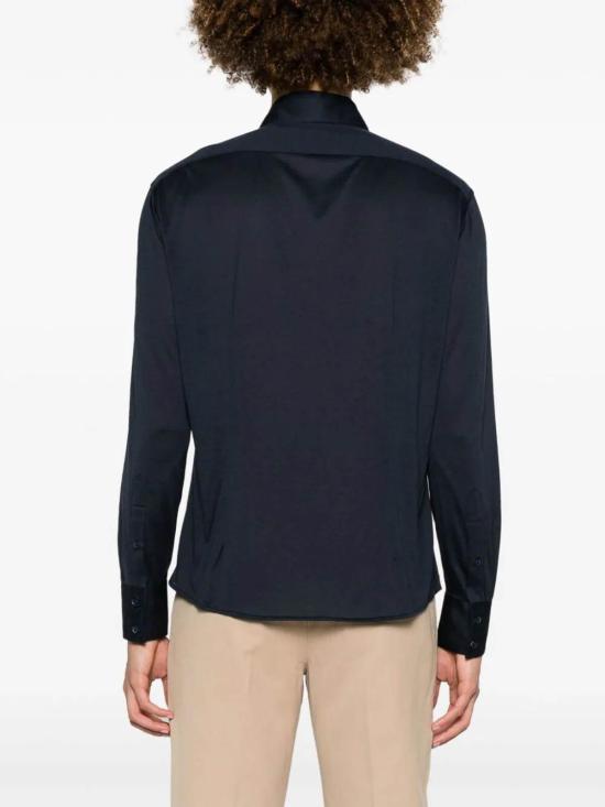 26SS 브루넬로 쿠치넬리 프렌치 칼라 셔츠 MD8216686C4425 - BRUNELLO CUCINELLI