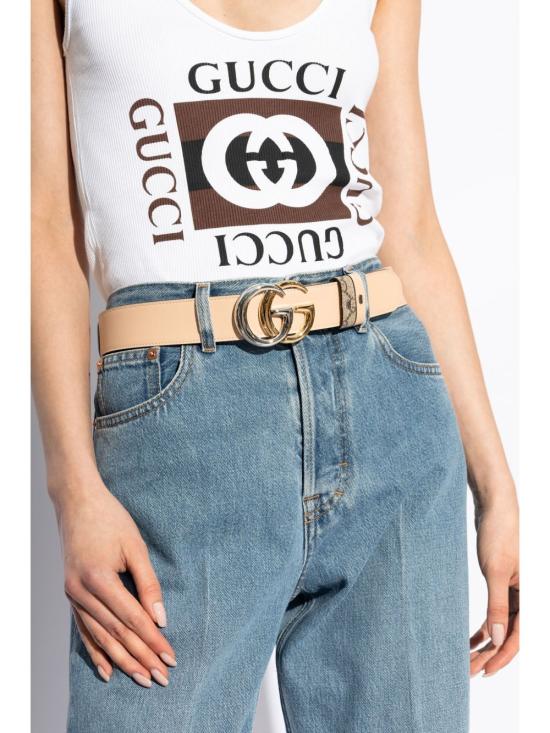  구찌 레귤러 벨트 795795 92TIC9796 Pink - GUCCI