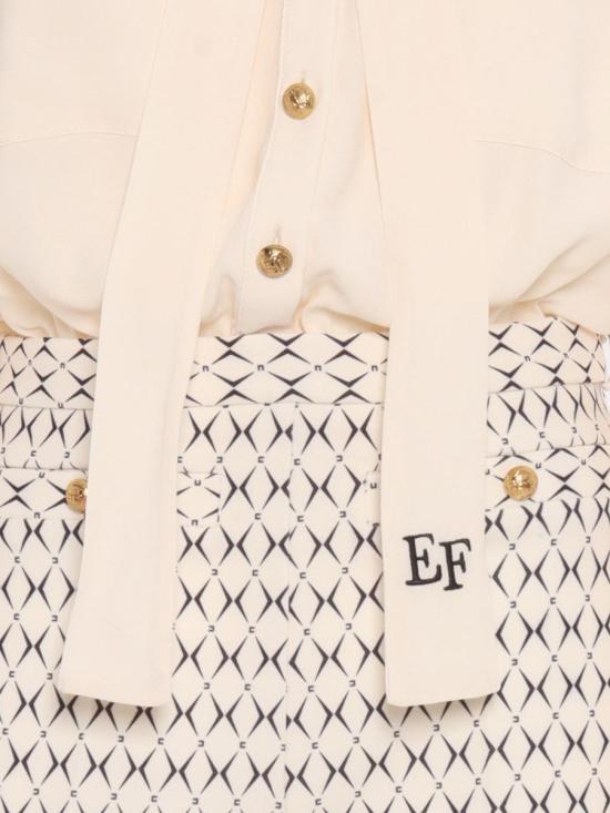 24FW 엘리자베타프랜치 점프수트 TUS0446E2 E84 227340 WHITE - ELISABETTA FRANCHI